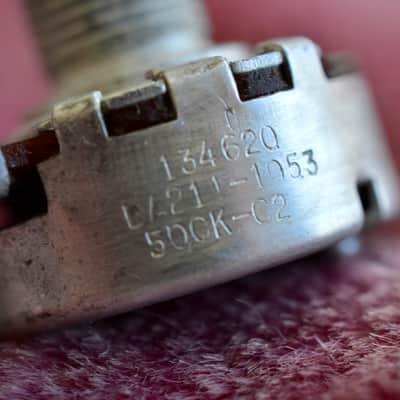 Vintage 1956 Gibson Centralab Pot 500k Les Paul Standard Goldtop Custom image 6