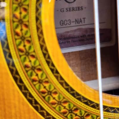 Takamine GC3 NAT G Series Classical Nylon String Acoustic Guitar - Natural Gloss image 5