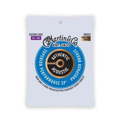 Martin Authentic SP Acoustic Guitar Strings, Phosphor Bronze, 11-52 - MA535 image 2