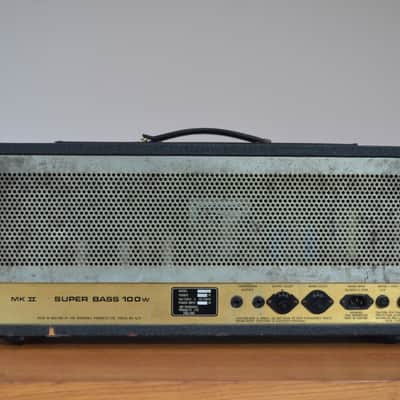 Marshall JCM 800 Bass Series MKII 100-Watt Head 1982 image 16
