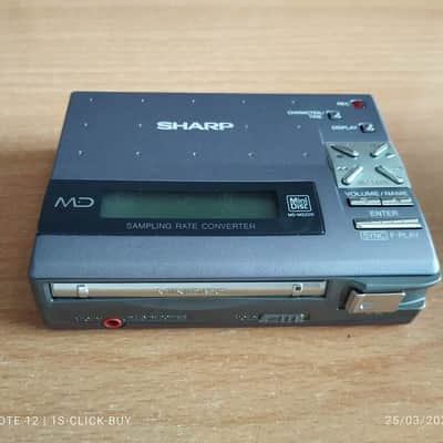 Sharp MD MS 200 1997 - Sharp Walkman Portable mini disc Player MD MS 200 gray working video test image 5