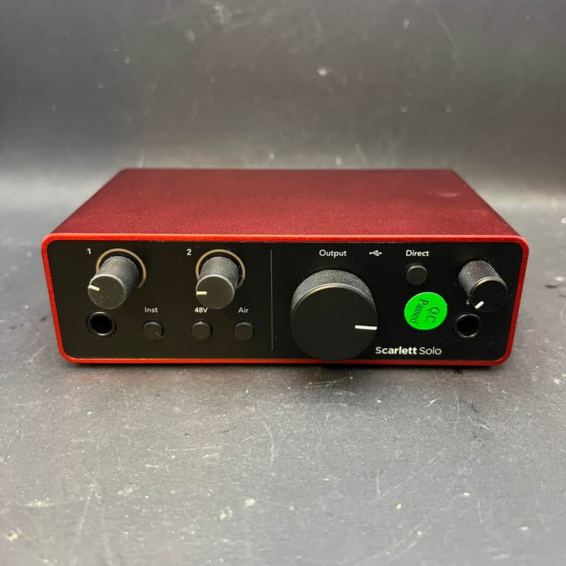 Focusrite Scarlet Solo 4 Th Gen image 1