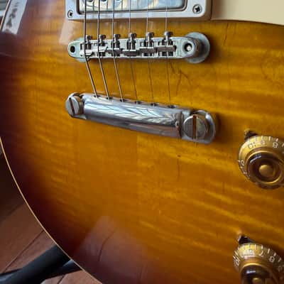 2026 Gibson Custom Shop Les Paul Standard ‘59 Reissue R9 VOS - Iced Tea Burst image 5