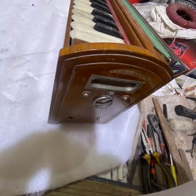 Dalsetina harmonium 45 years old, teack wood travel size image 8
