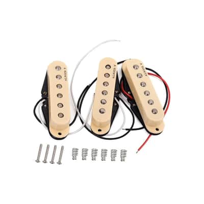 1 Set Alnico V Guitar Strat Style Single Coil Pickups image 1