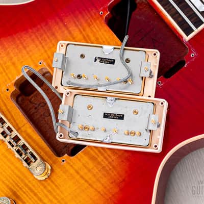1998 Gibson Les Paul Standard Plus Limited Edition Flame Top Cherry Sunburst w/ 57 Classic PAFs & Case, Yamano image 16