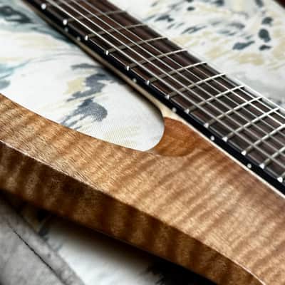 Carillion Polaris 7 Fan Fret - One Piece Old Stock Figured Walnut image 8