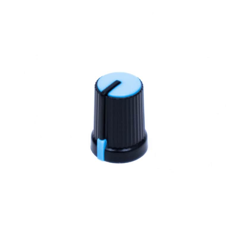 Tascam Blue EQ Knob with Indicator Line for Model 12, Model 16, Model 24 image 1