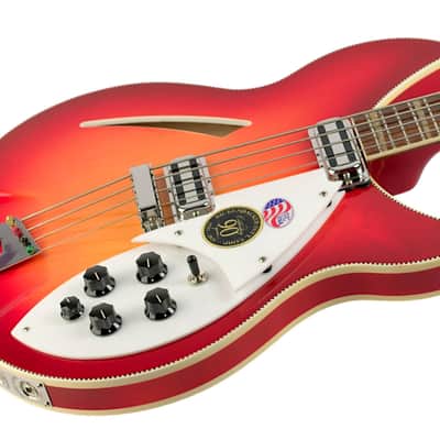 2022 Rickenbacker 4005XC Bass Fireglo w/Original Silver Tolex Case #2215727 image 2