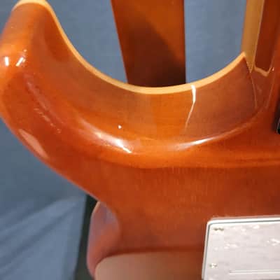Tagima Stella DW-TAMB Electric Guitar - Transparent Amber image 8