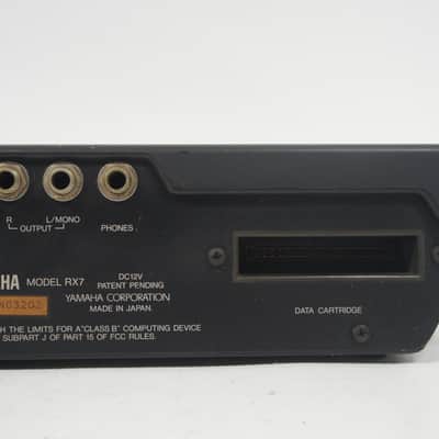 YAMAHA RX7 Digital Rhythm Programmer RX-7 Drum Machine w/ 100-240V PSU image 9