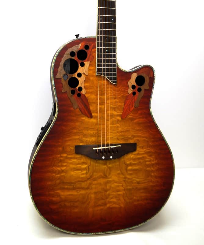 Ovation Celebrity Deluxe CC44-CTBFA Mid-Depth Acoustic-Electric