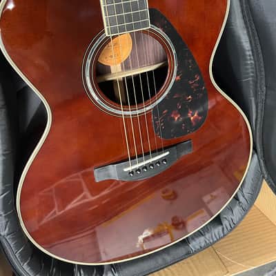 Yamaha Lj16 Dark Tinted Acoustic Guitar image 4