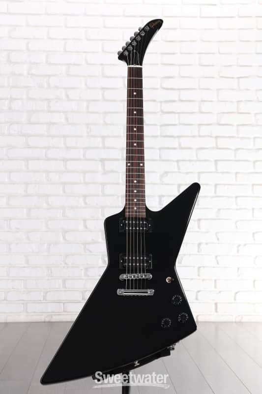 Gibson 80s Explorer Solidbody Electric Guitar - Ebony (Expl80Ebd1)