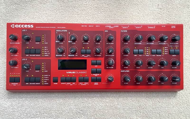 Access Virus Classic Desktop Digital Synth - Red image 1