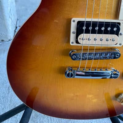 Gibson Les Paul Traditional Pro V Gloss 2016 Washed Cherry Sunburst image 6