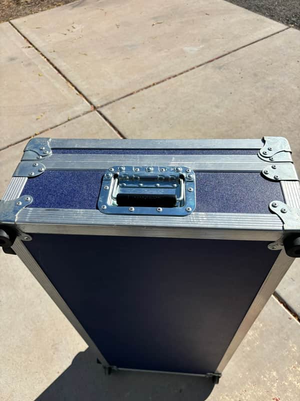 Calzone/Anvil Guitar Flight Case Acoustic Guitar - Blue image 1
