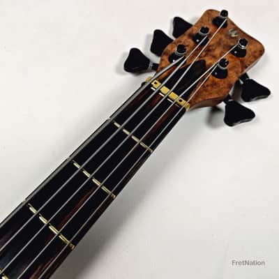 Warwick Masterbuilt P-Nut Signature III 5-string Blackwood Burl - 11.20lbs D 164317-26 image 18