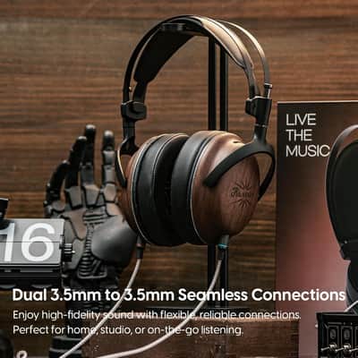 Linsoul Kiwi Ears Atheia Wired Over Ear Headphones, Dynamic + Planar Magnetic Dual Driver Headphones, HiFi Stereo Monitor Headphones with Closed Back Design,for Musicians Audiophiles image 2