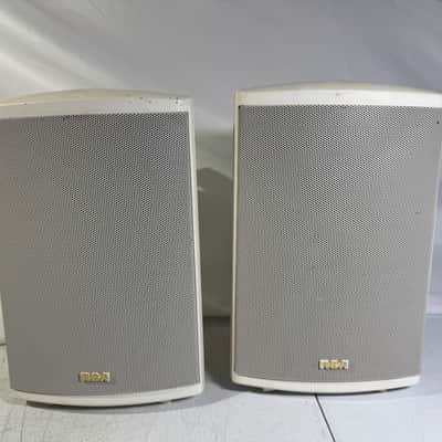 RCA PRO-LS30 Outdoor Speakers HiFi Stereo Home Audio Vintage Bookshelf White image 1