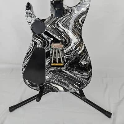 Funk Guitars USA SS Series 2025 - B/W Swirl Duncan Pickups Gotoh Floyd Rose Superstrat Guitar image 4