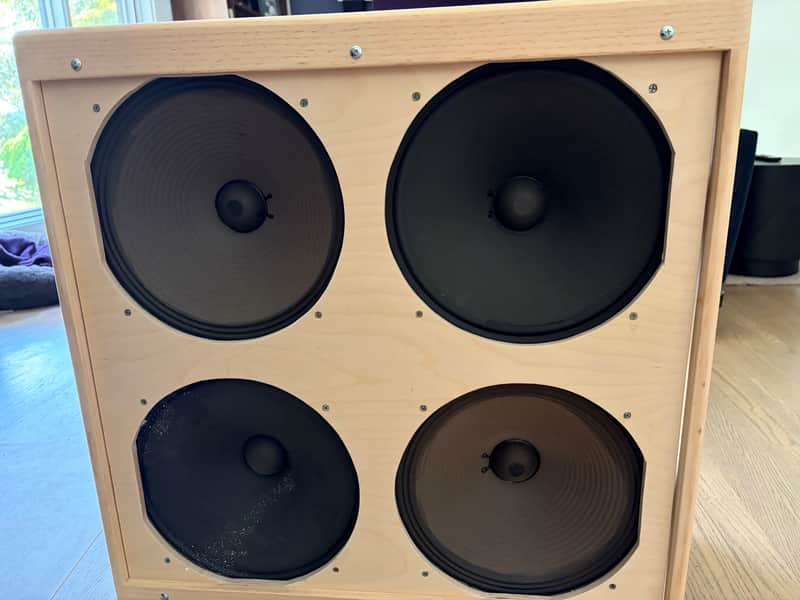 Custom Tweed Deluxe, Alnico Loaded, 4x12 Pine Cabinet - Unfinished image 1