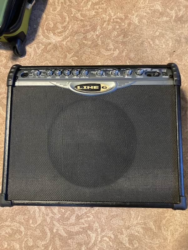 Line 6 Spider II 112 75-Watt 1x12" Digital Modeling Guitar Combo 2003 - 2006 - Black image 1