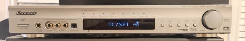 Pioneer Pioneer VSX-C300 AV Multi Channel Receiver 2001 - Silver metal case image 1