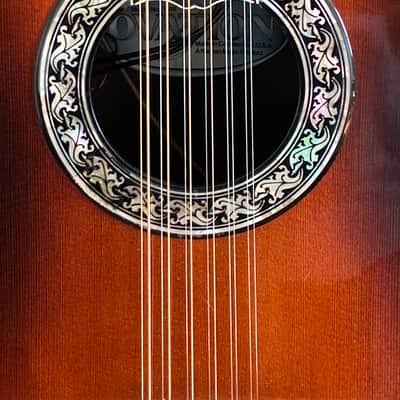 1981 Ovation 1658 Custom Legend 12-String  - Sunburst image 17