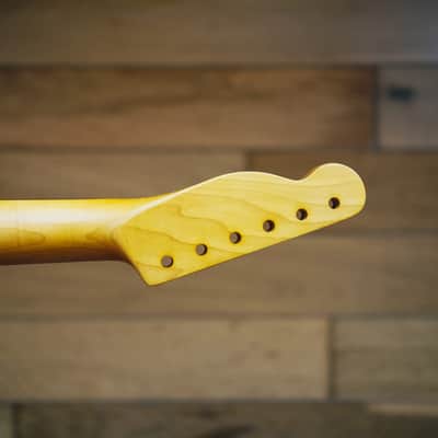 Telecaster Neck – Vintage Maple & Rosewood | 21 Frets | Nitro Satin Finish | Bone Nut image 16