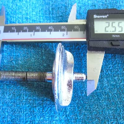 Premier Flat Base Hardware Stand Wing Bolt - Vintage image 4