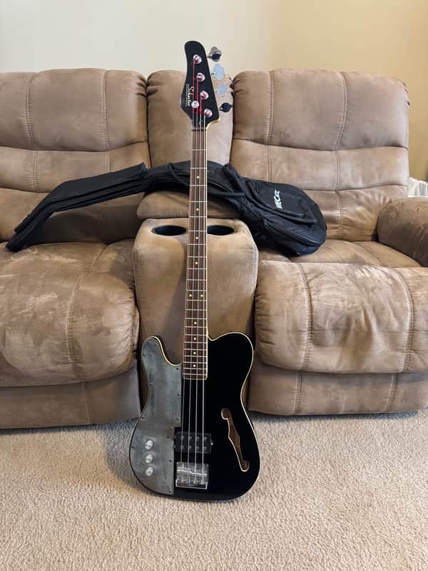 LEFT HANDED RARE MODEL T SCHECTER BASS GUITAR MADE IN KOREA image 1