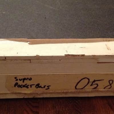 Vintage short-scale Supro Pocket Bass w/ OHSC image 12