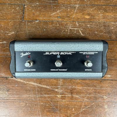 2006 Fender Super Sonic 1x12 Combo Made In USA 60 Watt Tube Guitar Combo Amplifier W/ Original Footswitch & Mesa Boogie Black Shadow Speaker! image 5