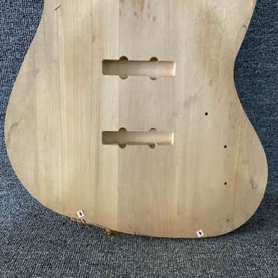 Basswood 4 String Jazz Bass Style Body image 5