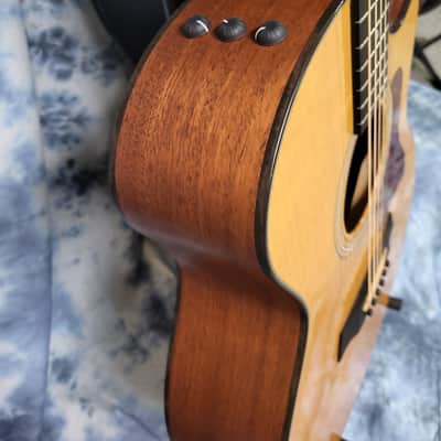 Video Demo 2006 Taylor 314CE Sitka Spruce Top Sapele Back and Sides Ebony Fretboard Expression System 1 Electronics Venetian Cutaway Pro Setup New Strings Taylor Deluxe Hardshell image 7