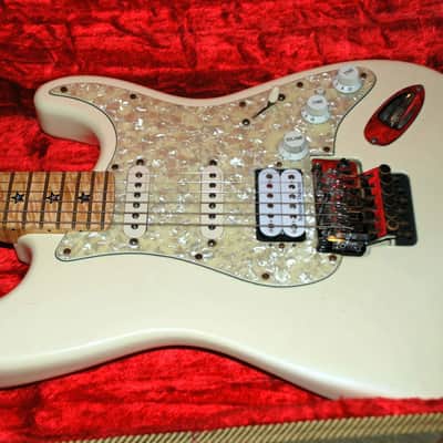 Fender Masterbuilt Custom Shop Owned Richie Sambora Bon Jovi Jay Jw J.w Black Stratocaster. Floyd Rose image 2