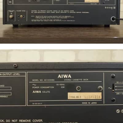 AIWA AD-6350 Rare Vintage Cassette Deck Japan 1978s Serviced Warranty image 23