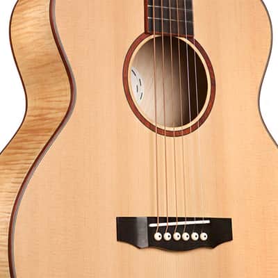 Guild Westerly Jumbo Junior Reserve Maple Natural Travel Electro Acoustic Guitar image 5