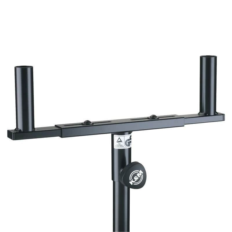 K&M 24105 Speaker Mounting Fork - Black image 1