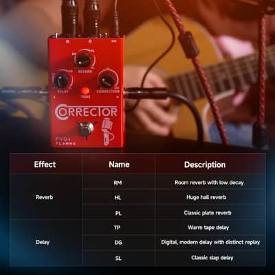 FLAMMA FV01 Vocal Effects Processor Pitch Correction Voice Pedal Vocal Stompbox Microphone Amplifier for Singer Live Singing Streaming Recording with Delay Reverb Acoustic Guitar Playing image 3