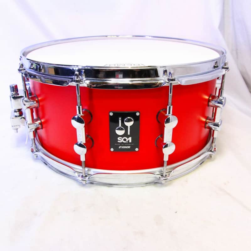 SONOR SQ1-1465SDW Hot Rod Red 14x6.5 SQ1 Series Birch Snare Drum [-] (07/15) image 1