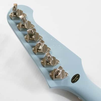 Epiphone 1963 Firebird V Electric Guitar - Frost Blue image 11