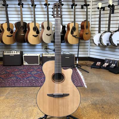 Yamaha NTX1 Nylon String Acoustic-Electric Guitar Natural image 4
