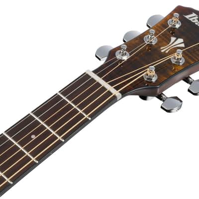 Ibanez AEG70LTIH Acoustic Electric Guitar Left Handed - Tiger Burst (AEG70LTIH) image 4