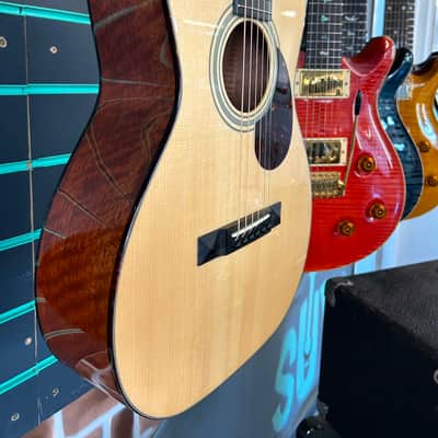 Eastman E10P Natural Gloss 2022 Acoustic Parlour Guitar imagen 3
