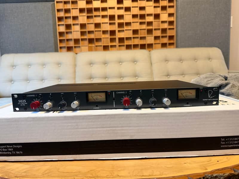 Rupert Neve Designs 5025 Shelford Dual Microphone Preamp 2021 - Present - Shelford Blue image 1