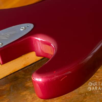 1981 Fender USA Stratocaster Hardtail Burgundy Mist refin - original pickups - original hardcase image 17