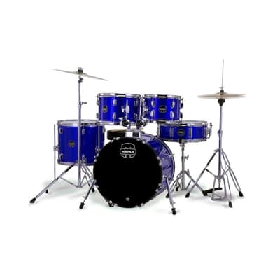 Mapex Comet 5-Piece Drum Set 18" Bass Drum, Indigo Blue image 2