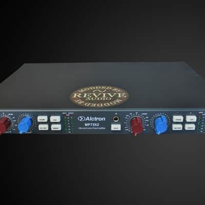REVIVE AUDIO MODIFIED: ALCTRON MP73x2 1073-2 CH, DISCRETE,TRANSFORMER MIC PREAMP image 2